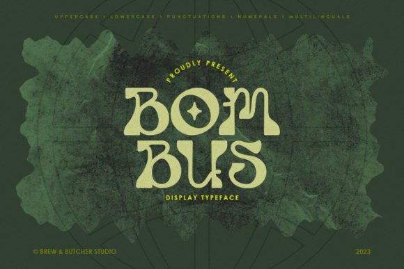 Bombus Font: Psychedelic Curves for Bold Design