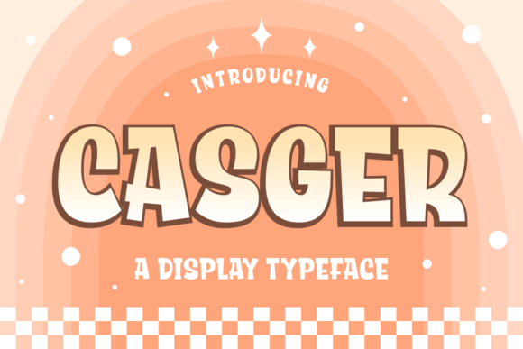 Casger: The Chunky Retro Font for Bold Designs
