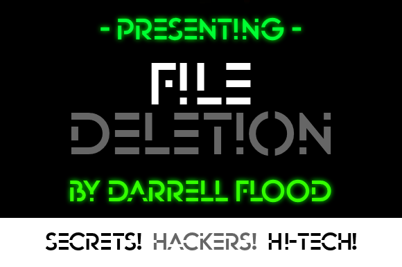 File Deletion: A Futuristic Font for Modern Design
