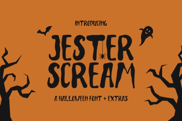 Jester Scream: Mastering the Art of Spooky Typography for Halloween Designs