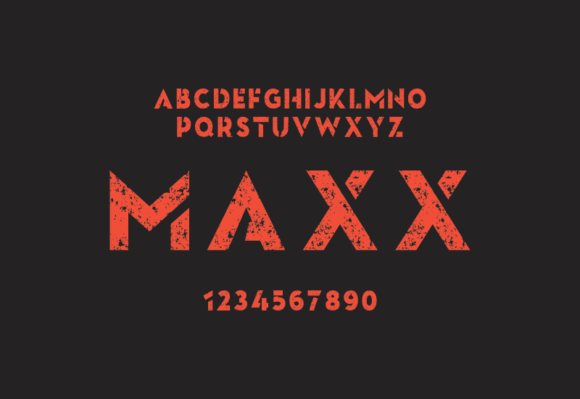Maxx: The Bold, Gritty Typeface That Demands Attention