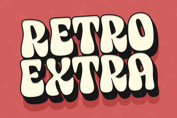 Retro Extra: A Bold, Joyful Display Font for Eye-Catching Designs
