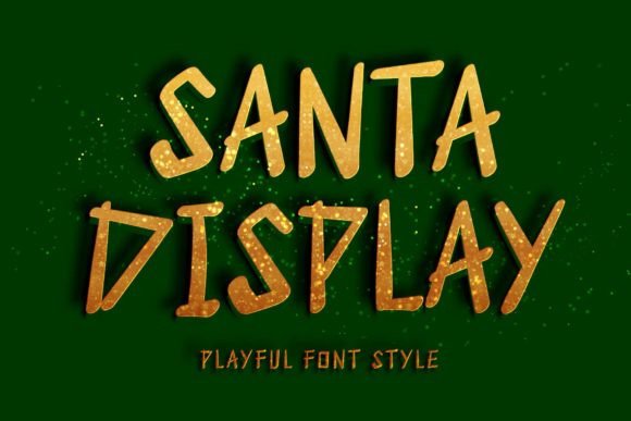 Santa Display: A Cute & Unique Font