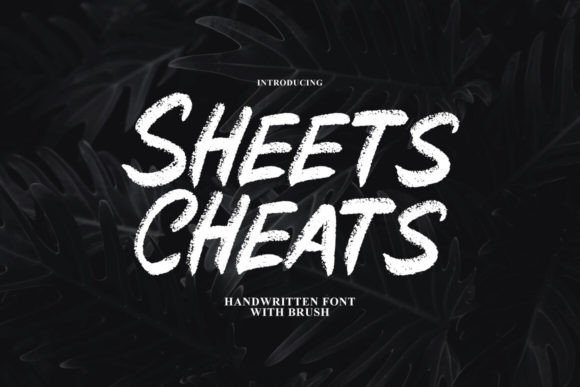 Sheets Cheats: A Bold Display Font for Creative Impact