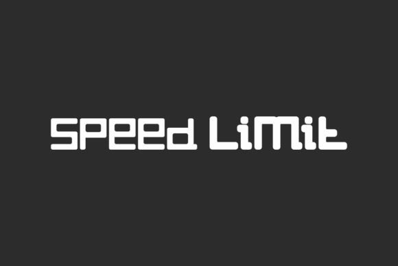 Speed Limit Font: A Dynamic Design Choice