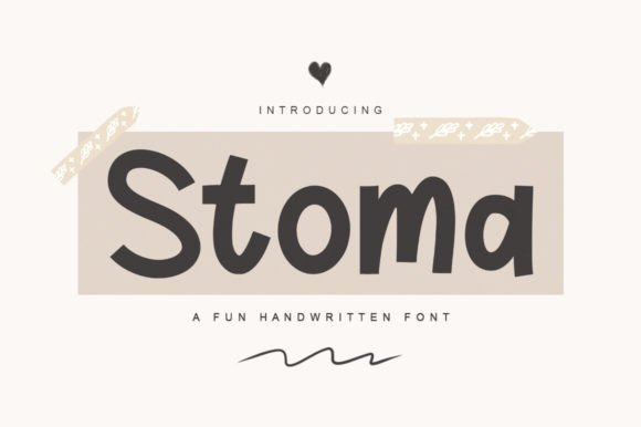 Stoma: A Handwriting Font That Brings Warmth to Digital Design